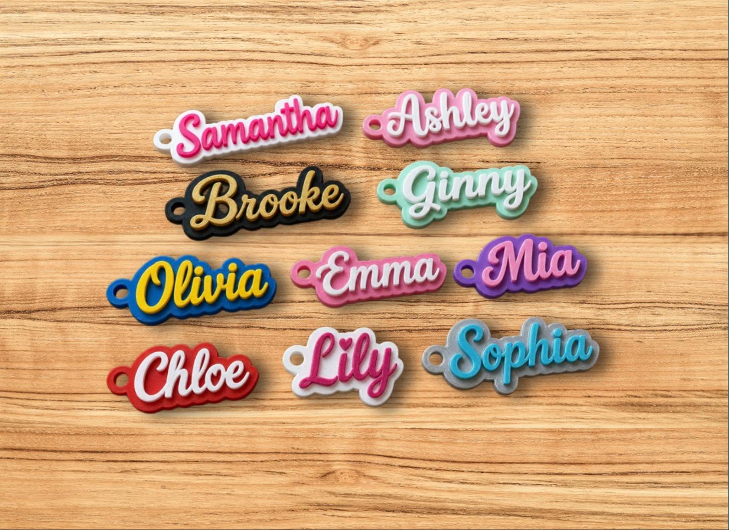 Llaveros con nombre personalizado