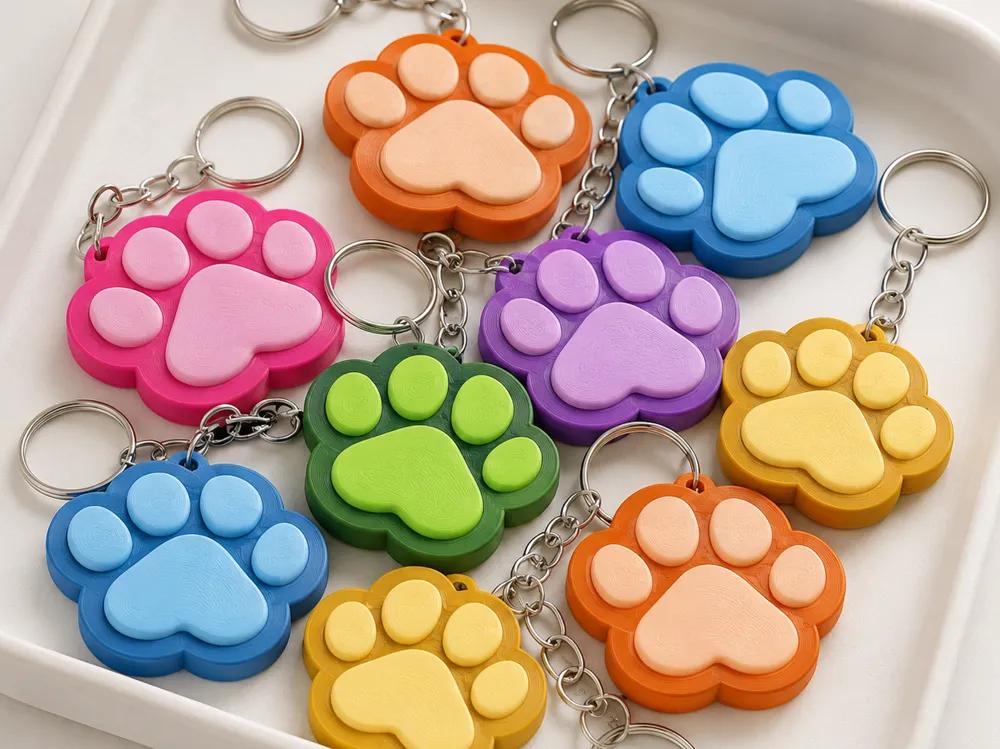 Llavero Patita de Perro